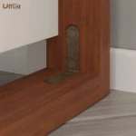 Fashionable special design bathroom furniture european waterproof bathroom vanity shelf wood classic cabinet bathroom basin wood