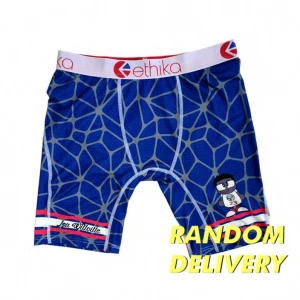 Fashionable toddler ethika underwear shark style printing polyester quick dry breathable boxers underwear briefs