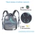 Import Fashional Design 12W solar backpack with USB charger anti theft backpack for outdoor hiking business trip from China