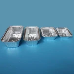 Fast Food Packaging Different Shapes Aluminum Foil Containers