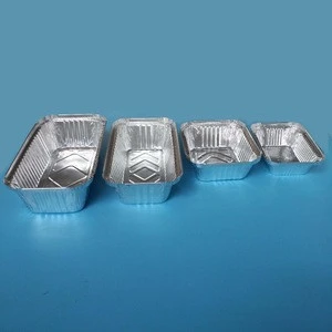 Fast Food Packaging Different Shapes Aluminum Foil Containers