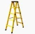 Import fiberglass step ladder/ telescopic ladder fiberglass from China