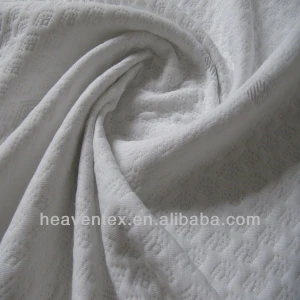 Filamentary Silver Metallic Knit Bedding Cover (HX05015S)