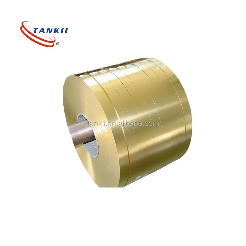 flexible copper strip Cu Zn Alloy JIS Brass Strips C2680 C2801