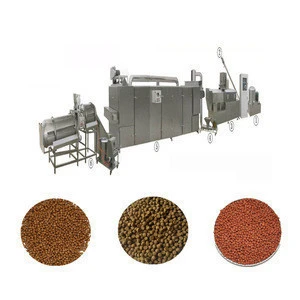 Floating fish pellet ball feed processing line/machinery