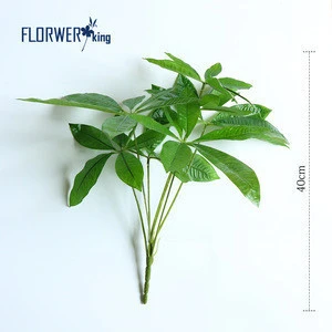Flowerking Brand wholesale pachira aquatica pachira money tree plant artificial small bonsai artificial bonsai