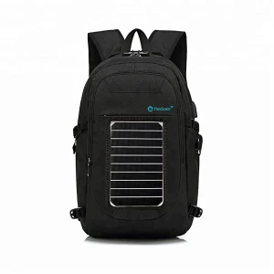 Foldable adult outdoor solar back pack