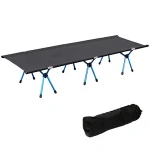 Foldable Camping Bed Outdoor Portable Military Cot for Travel, Base Camp, Hiking, Mountaineering