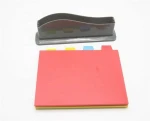 food grade 4pcs plastic cutting board set chopping board chopping block with PP stand for kitchen