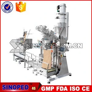 Food processing and packaging filling machine for production