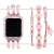 Import For Apple Watch Band Strap 38mm 42mm, Glitter Diamond Metal Case with Handmade Replacement Strap from China
