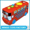 Funny alphabet letter learning bus baby toys for sale