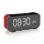 Import Gadgets Portable Mirror Alarm Clock Two channel Bluetooth Bass Stereo Speakers for Mobile Phones from China