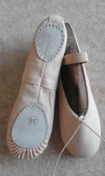 GAF 2021 Girls Dance Bunnyhop Full Sole Leather Ballet Slipper/Shoe