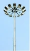 galvanized round lighting yard lamp pole,street steel tubular illumination rods project