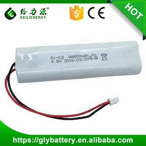 Geilienergy AA800mAh NICD 4.8V Rechargeable Battery Pack