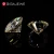 Import GIGAJEWE Yellowish Color 5mm 6mm 7mm 8.0mm Moissanite diamonds loose VVS Excellent cut SIC loose gemstone for jewelry price from China