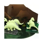 Glow In The Dark Mini Figure Dinosaur Luminous Toy 3d Dinosaur Animal Toys Plastic