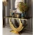 Import Gold Leaf Top Mid Century Modern Style Console Table from China