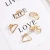 Import Gold Plated Girls Korea High Quality Metal hair claw girls women alloy geometry hair claws hot selling shell shaped hair Clips from China
