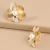 Import Gold Retro Fashion Petal Flower Pearl Woman Jewelry Earrings from China