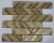 Import Gold Silk Glass mixed  stone Tile  Mosaic, Clear Crystal Backsplash Wall Tiles, Subway tile 2*8 from China