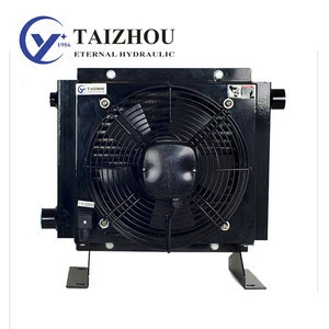 Good Quality AH Plate Fin Aluminum Hydraulic Oil Cooler With Fan, Heat Exchangers For Sale