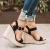 Import Good Quality Pu Surface Sling Back Female Women Sandals High Heels Sandals from China