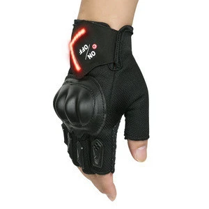 Gravity induction LED Steering Warning Light Night cycling Riding Gloves Partner Sport Gloves
