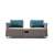 Import Greenfield  Furniture Modern 2 seater Fabric Office Upholstered Functional Sofa set With Power Outlet from China