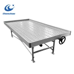 Greenhouse seedling benches easy ebb flow hydroponic table irrigation