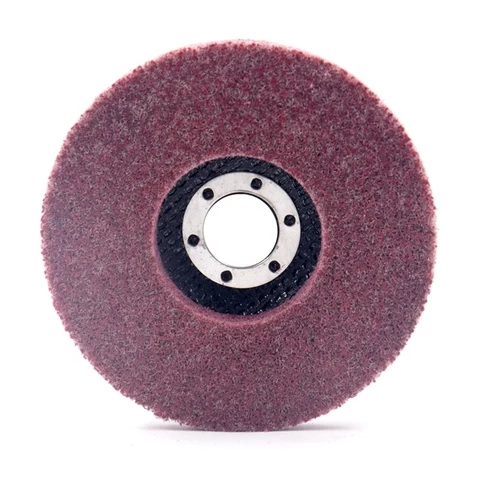 Grey Cut Polishing Deburring and Finish Unitized wheel Flap Discs Non-woven Unitized Disc 115mm 2SF