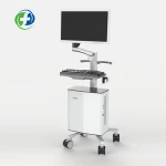 Guangdong furniture hospital equipment computer laptop mobile workstation hospital trolley tablet cart ward nursing equipment