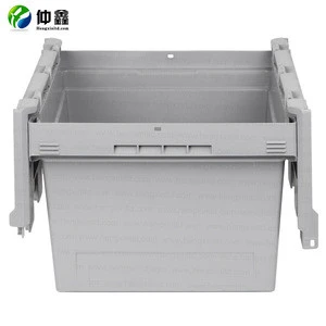 Guangzhou Wholesales Customize Folding Crates Stackable Plastic Crate/bread plastic crate