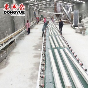 gypsum powder plant machine/gypsum cornice making production line