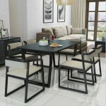Hand Crafted home furniture cheap price antique wholesale rustic reclaimed wood solid wooden dining table set