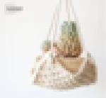 Handmade cotton rope Macrame Plant Hanger Indoor and outdoor Home Decoration