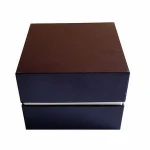 Handmade With Pillow Inside Paper Purple Single Watch Box,Gift Watch Boxes,Smart Watch Packaging Boxes.