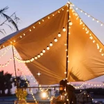 Hanging Waterproof Bulb String Lights Decorative Decoration Outdoor Yard Patio Tent Holiday Festival Camping Lamp