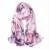 Import Hangzhou hot sale lady elegant 100% silk scarf shawls digital Print georgette chiffon brocade scarf from China