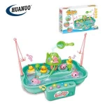 happy kids fishing play set game baby toy fishing toy bath for wholesale