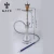 Import HB-S106L round hand blown glass big stainless steel shisha hookah with plastic hose from China