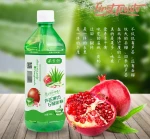 Healthy tropical lemon aloe vera drink