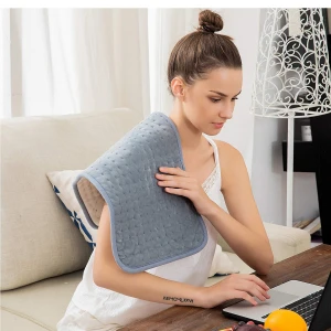 Heating Pad for Back Pain Relief, Electric Neck and Shoulders Heat Pad  FROM Ainik