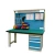 Import heavy duty industrial workbench with vise rubber beech wood workbench from China