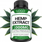 Hemp Oil Capsules Best for Pain Relief Anxiety Natural Hemp Extract for Great Sleep Rest and Health Benefits