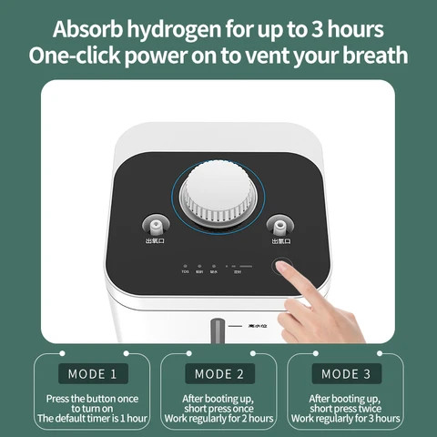 Buy Hho Inhaler Hydrogen Breathing Machine Oxyhydrogen Inhalation ...