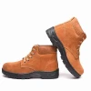 High Ankle Safety Shoe Suede Leather Safety Boots