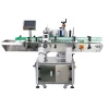High efficiency automatic round glass wine bottle labeling machine three sides