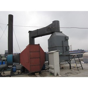 High efficiency electrostatic precipitator industrial dust collector and smell removal